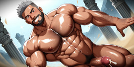 Erotic Man: Eyaculación de pollas blancas colgadas