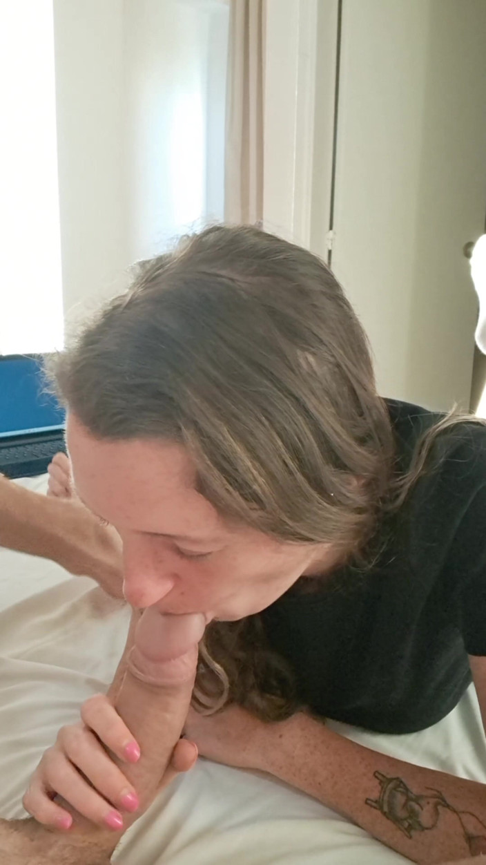 ScottishSweetie: I Suck Him From Soft to 9 Inches, His Cock Is...