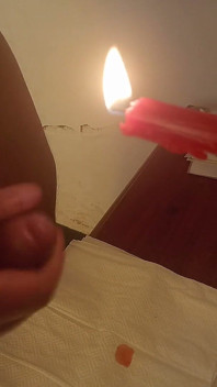 Sexy svíčka vosk na stříkání ptáka