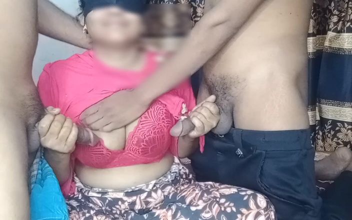 BanglaSexy24: Une Bengalie se fait baiser dans un trio antuy dans...