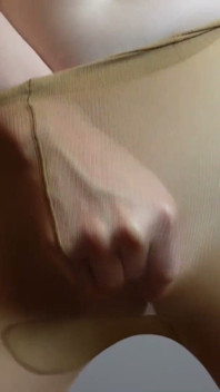 Masturbation Under Nylon Tights