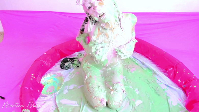 MartinaMagni: Bagunçada masturbando instruções joi wam