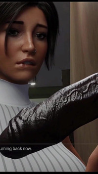 Croft Adventures Game Parodia Hentai Ep.6 ¡Morena recibe un enorme facial de una polla negra enorme!