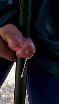 I Can't Stop Moaning in the Street, Desperate and Intense Orgasm Rubbing Cock and Scooter