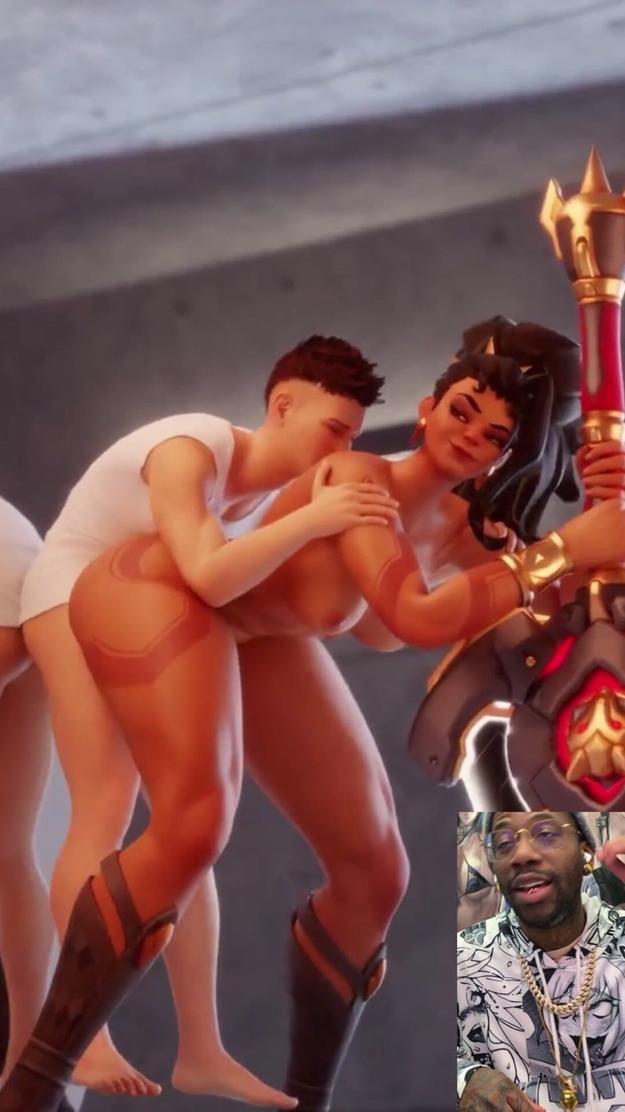 Good news media: Schattige demon Waifu die haar kont backt op een dorstige...