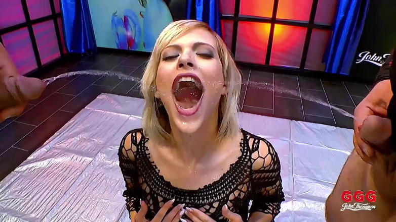 GGG John Thompson Studio: Ggg John Thompson - Insatiable Slut Swallows All