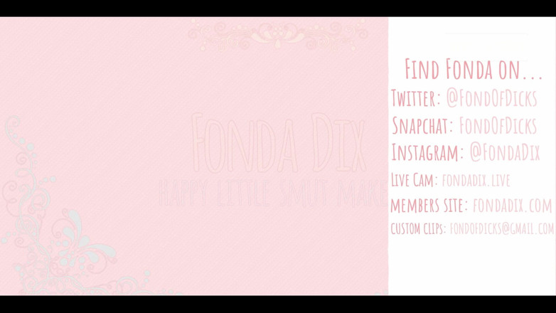 FondaDix: Chupando ao vivo e queef