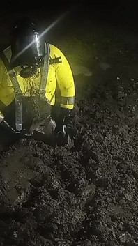 Latex High-vis Worker Drone Mud Fuck