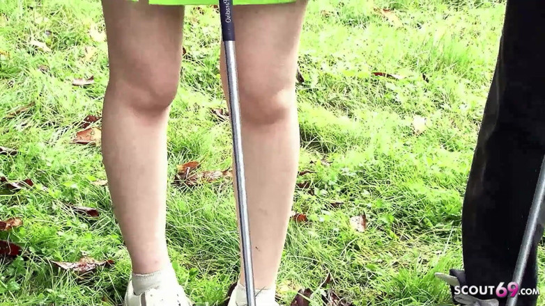 Asian porn collection: Asian Girl Outdoor at Golf Fucked by Several Uncensored
