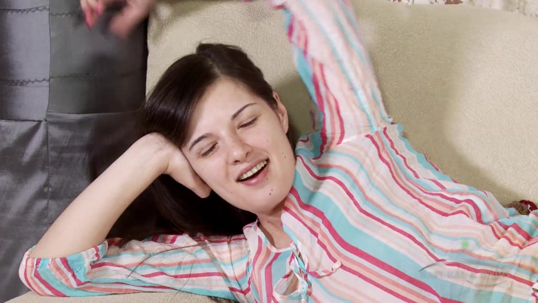 ATK Fans (Hairy): Hairy pussy brunette masturbates hard