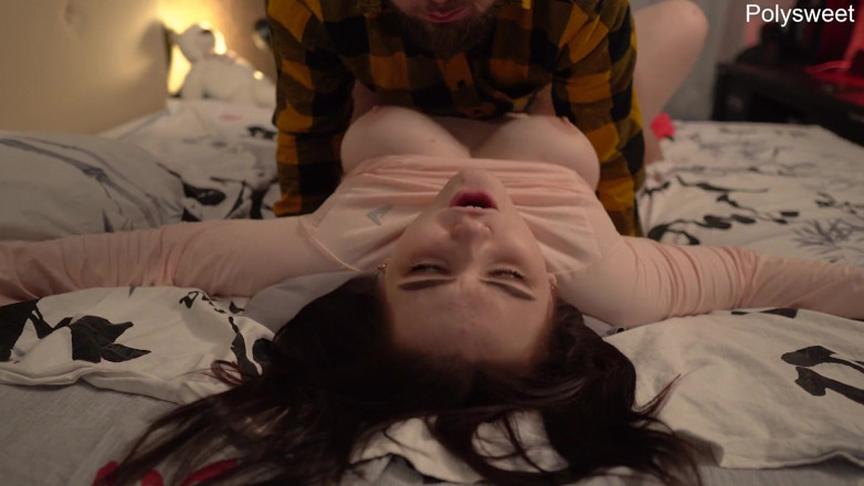 Polly Sweet: Fucking my girlfriend in a pussy filled with another man's...