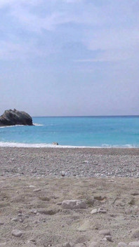 Mona Blue am strand