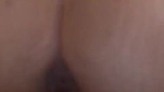 Busty ebony Crystal Lopez sucks and fucks a white cock for his hot cum