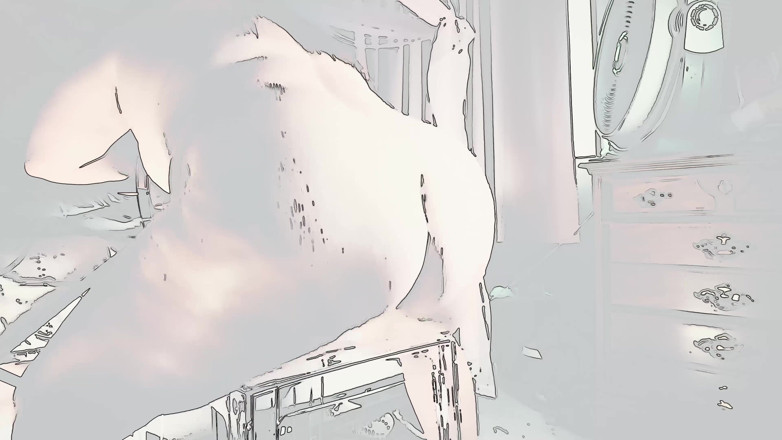 SexyNEBBW: Silla de grandota, culo batido, versión anime