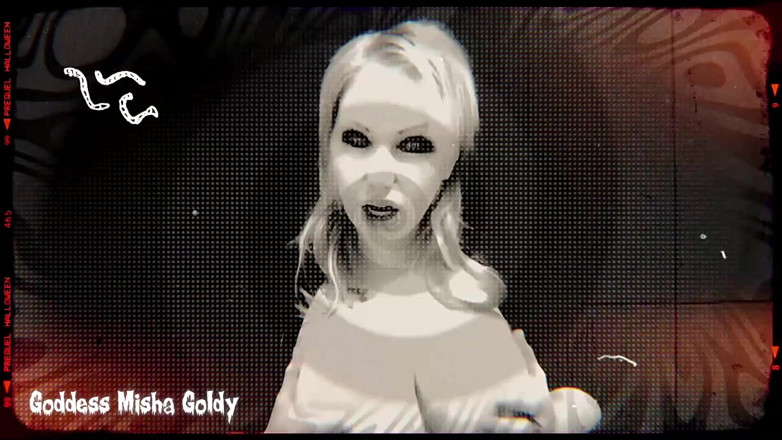 Goddess Misha Goldy: Sperma i handen - är din välsmakande belöning från Mig!