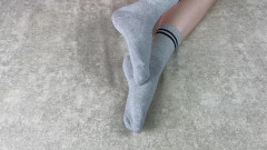 Gloria Gimson: Kaki awek seksi dalam stoking kapas gred