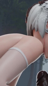 Ashe Pre-wedding Bustle Gone Wild with BBC - 3D Overwatch Animation