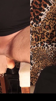흑인 지배자 의 날 5 - 여주인이 정액을 짜내는 동안 후장 섹스 기계에 묶인 후장 처벌 노예