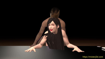 Misterj 3d Studio: Tifa lagi posisi doggy sama pasangannya yang lebih besar