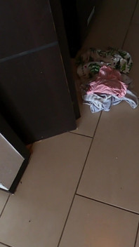 Woke up on Vacation with a Wet Pussy and Soaked My Panties. I Put Them in Plain Sight so Someone Would Find Them.