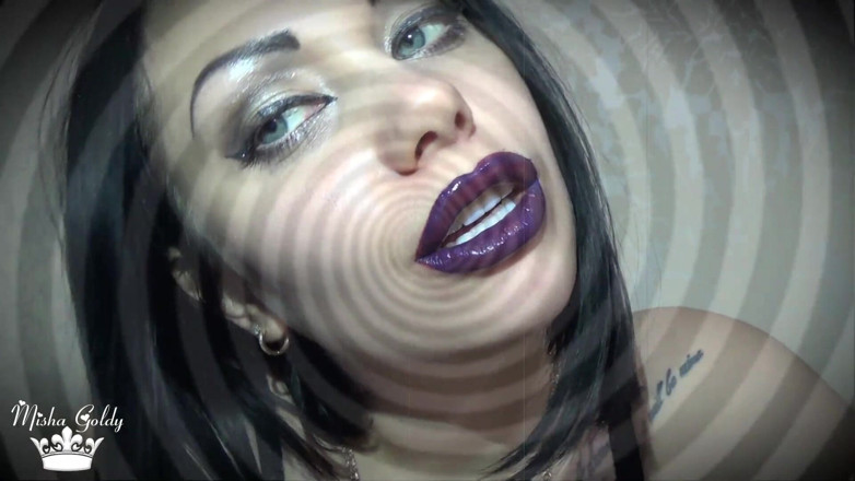 Goddess Misha Goldy: My Purple Magic Lips Making You Crazy