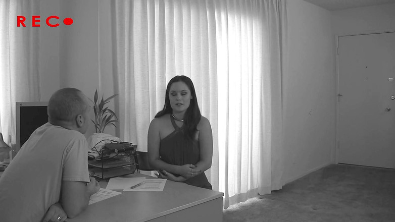 Lucky Perverts: Casting chick with huge ass rides big dick