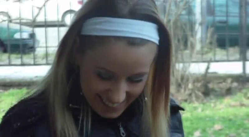 Femdom Austria: Cute Teen Smoking Cigarette Outdoors