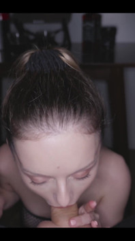 Custom Sloppy Blowjob & BIG Facial POV