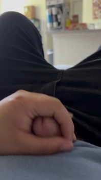 Teasing Myself Before Work