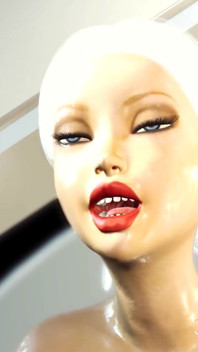 A hot 3d sci-fi android dickgirl fucks a sexy girl in the space station