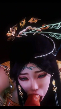 La ragazza con troppo - animazione 3D hentai
