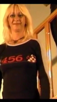 Azucena: Horny MILF Blonde Azucena Doing a Strip