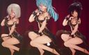 Mmd anime girls: Mmd R-18 anime meisjes sexy dansclip 287