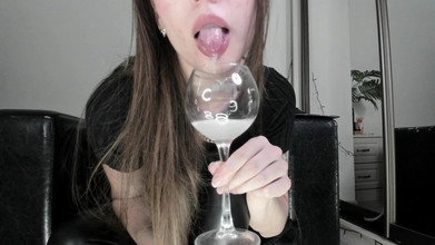 Feet lady: A Glass of My Saliva