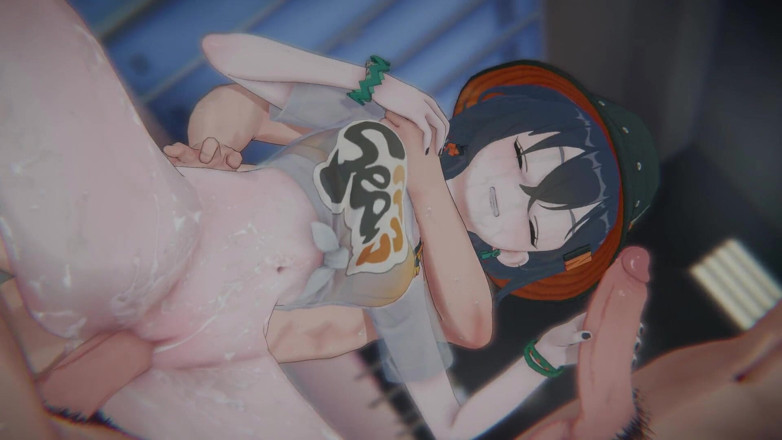 Tomu aisuman: [zenless Zona Zero] Belle's Tape Bondage &amp; POV Sandwich DP (summer Skies)