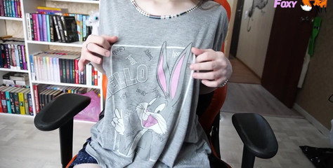 VioletPurpleFoxy: Nipple Masturbation, Pussy Masturbation, Twice Shaking Orgasm