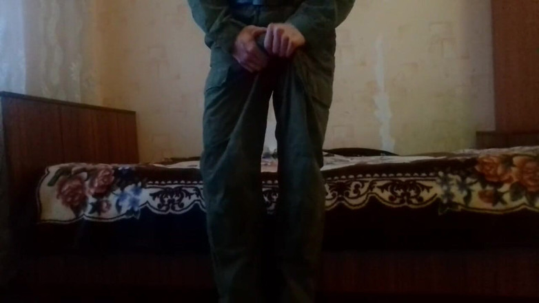 AlexRusFun: Russian horny soldier masturbates everywhere
