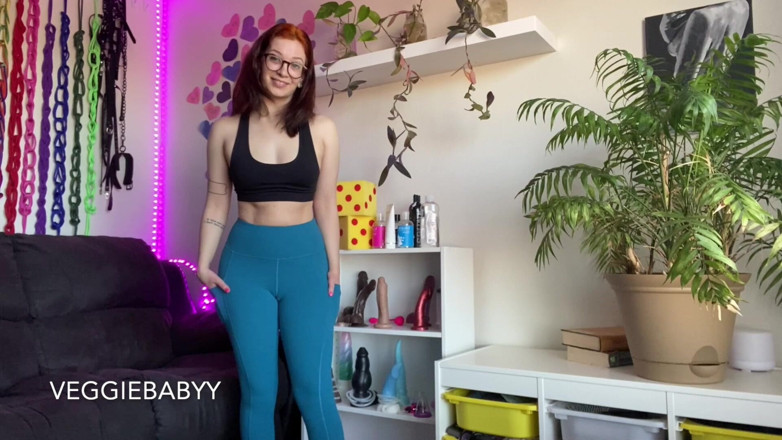 Veggiebabyy: G-string &amp; Legging JOI W Cum Countdown