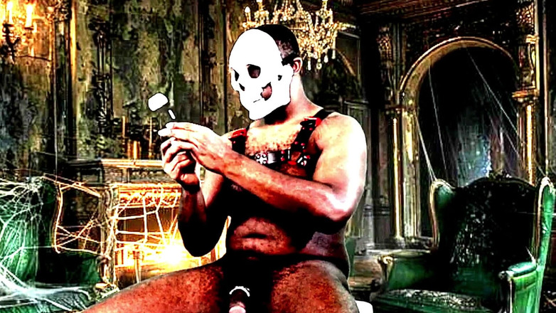 Blkbamaboi73: Gooning in het Haunted Mansion - enorme gepakte vlijvige jock klaar...