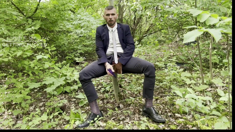 Werther1: Suited Gentleman Is Spreading Legs Like Slut and Plays with...