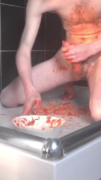 Twink Eats Food off the Floor