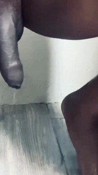 Fan Request My Big Black Cock Peeing Complete