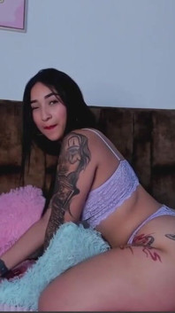 Tattooed Woman with a Delicious Ass