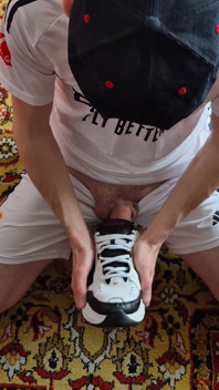Lambe porra dos tênis da Nike