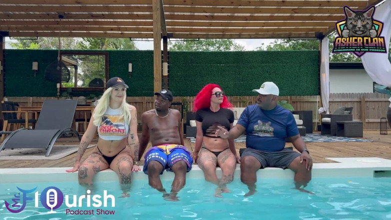 Mr Flourish Live: Mrflourish Podcast com Convidado Roxi Keogh, Gigi Patsy e Datjguy...