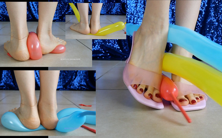 Smushed Harshly by My Classy Bare Feet in Red Toenail Polish Ita (Rebecca Diamante Erotic Femdom)