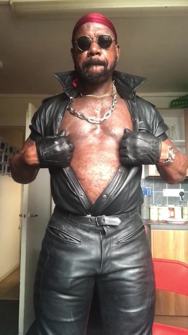 Brodyjayrichardson: Black smoking muscle Stepdaddy nipple play