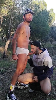 Pamer dan berlayar dengan banyak air mani di casa de campo madrid - oleh leo bulgari &xisco