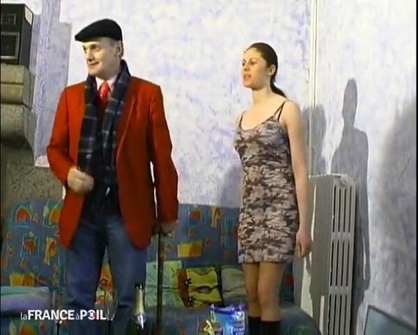Rue Chaude: Flora, 18, 1st Time Banged by Grandpa