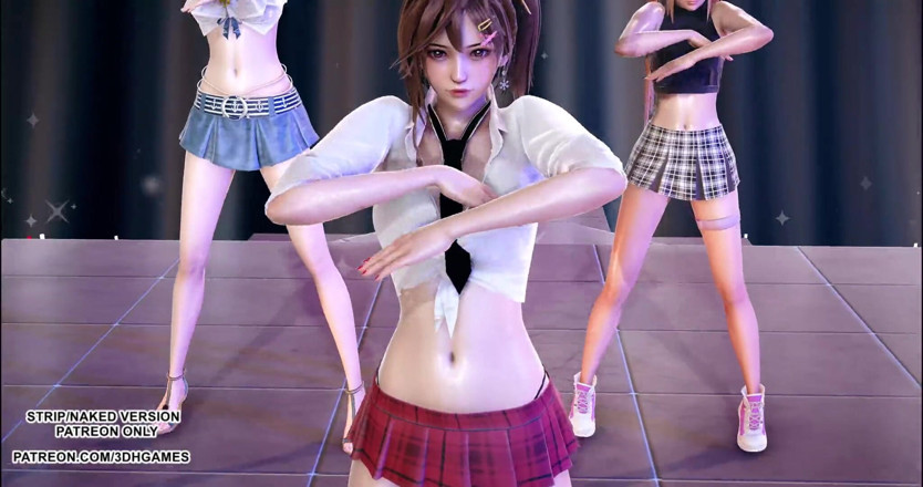 3D-Hentai Games: [mmd] conquistadora Doa Marie Rose Misaki Tamaki danza caliente 4k 60fps